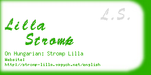 lilla stromp business card